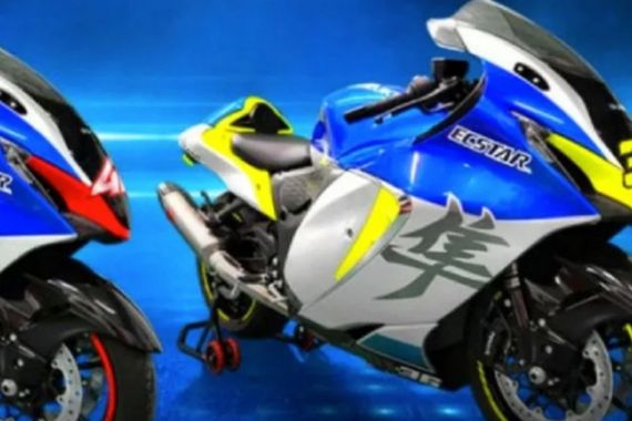 Suzuki Hayabusa MotoGP Edition Mejeng di Torino, Gahar! - JPNN.COM