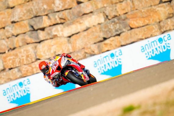 FP MotoGP Aragon: Aksi Gila Marc Marquez jadi Sorotan - JPNN.COM