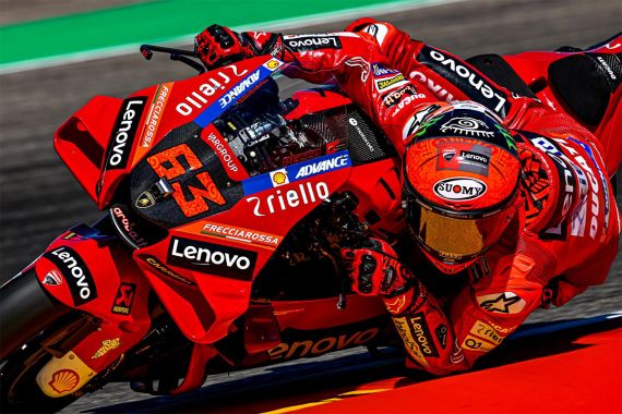 MotoGP Aragon: Mampukah Pecco Bagnaia Menyamai Rekor Besar Marc Marquez? - JPNN.COM