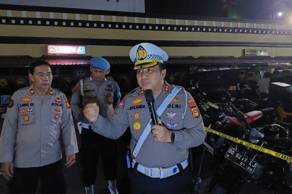 Satlantas & Jatanras Polrestabes Makassar Operasi Malam-Malam, Ini Hasilnya - JPNN.COM