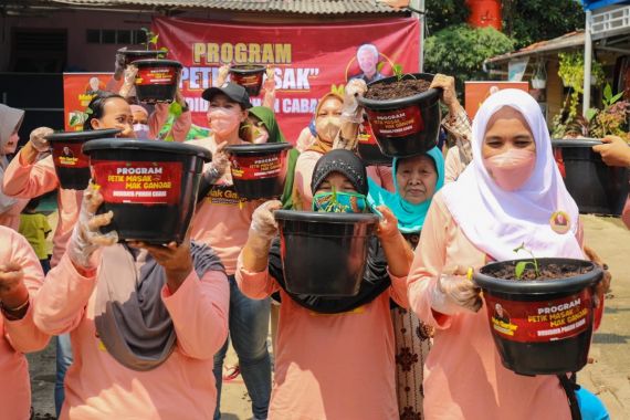 Sukarelawan Mak Ganjar Bagikan 25 Ribu Pohon Cabai di Jaksel - JPNN.COM