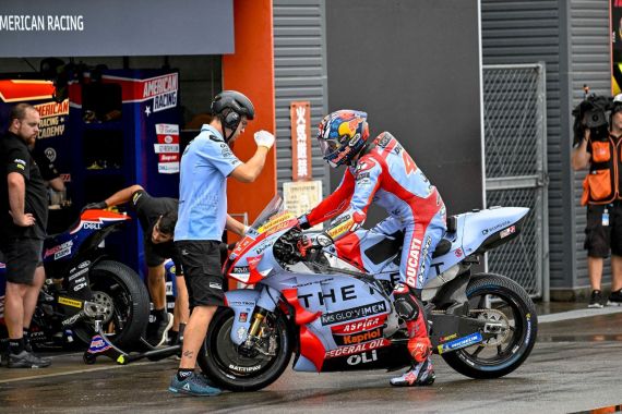 MotoGP Catalunya: Pembalap Gresini Racing Incar Poin Besar Pada Sesi Main Race - JPNN.COM