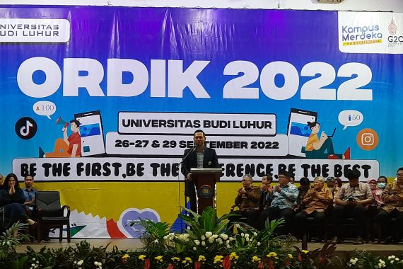 Hari Pertama Ordik 2022 Universitas Budi Luhur, AHY Minta Milenial Ikut Berperan - JPNN.COM