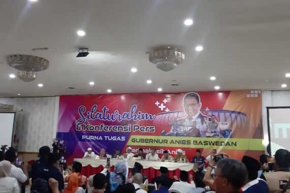 Ribuan Pendukung Anies Baswedan Bersiap Sambut Purnabakti Gubernur DKI Jakarta - JPNN.COM