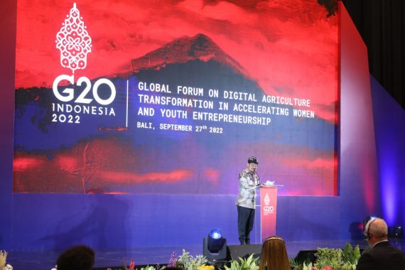 Buka Global Forum AMM G20, Mentan SYL Ajak Dunia Implementasikan Pertanian Digital - JPNN.COM