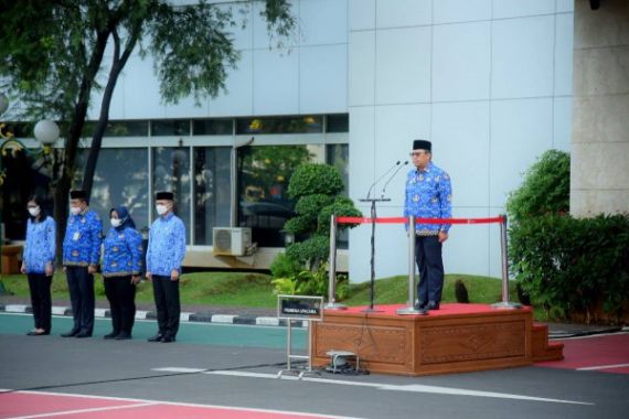 Setjen DPR Selenggarakan Upacara Bendera Peringatan Hari Kesaktian Pancasila - JPNN.COM