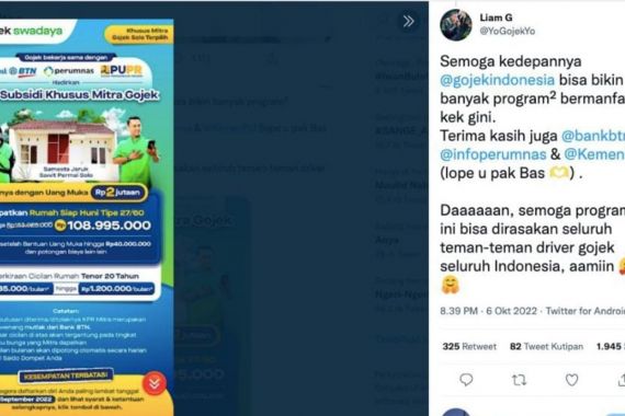Viral! Driver Gojek Punya Rumah Berkat KPR BTN Khusus - JPNN.COM