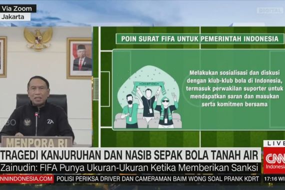 Menpora Amali Hati-Hati Menangani Tragedi Kanjuruhan Agar FIFA Tidak Sanksi PSSI - JPNN.COM