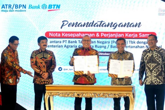 Kementerian ATR/BPN Gandeng BTN Siapkan Solusi Penyelesaian Sertifikat Rumah Rakyat - JPNN.COM