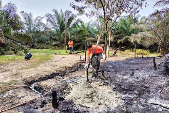 Sumur Minyak Meledak di Aceh Timur, 1 Pekerja Meninggal di Lokasi Kejadian - JPNN.COM