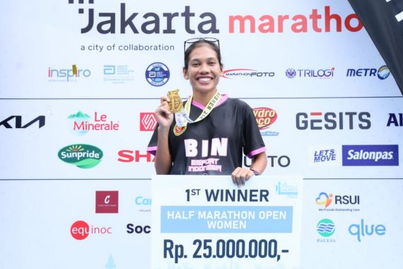 Jakarta Marathon 2022: Odekta Naibaho Jadi yang Tercepat di Kategori Half Marathon - JPNN.COM