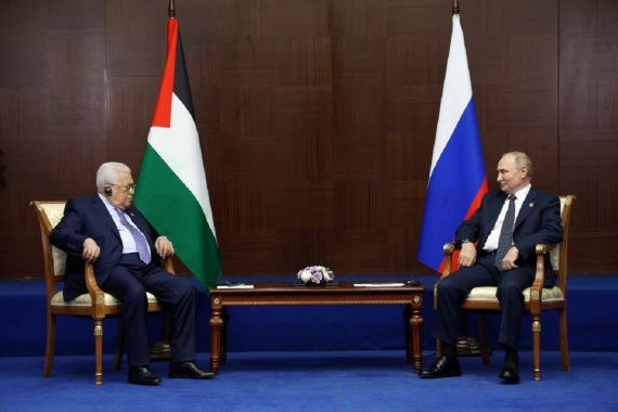 Curhat Presiden Palestina kepada Vladimir Putin: Kami Tidak Percaya Amerika - JPNN.COM