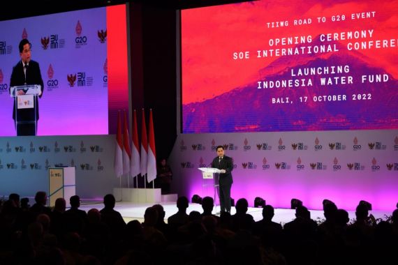 Menteri Erick Beberkan Hasil Transformasi, Kinerja & Program BUMN di SOE International Conference - JPNN.COM