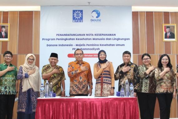 Gandeng MPKU PP Muhammadiyah, Danone Tingkatkan Kesehatan Masyarakat & Lingkungan - JPNN.COM