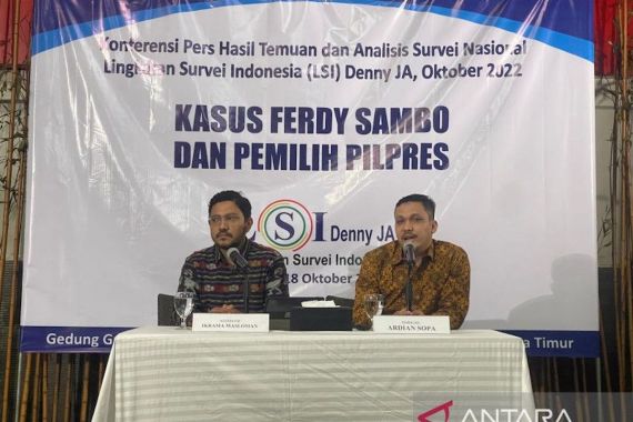 Survei LSI Denny JA: Kasus Ferdy Sambo Membuat Kepercayaan Masyarakat kepada Polri Menurun - JPNN.COM