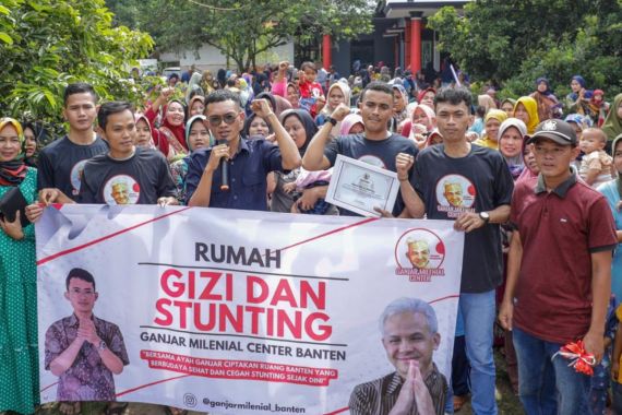 Dirikan Rumah Gizi dan Stunting, Ganjar Milenial Center Banten: Kami Terinspirasi dari Ayah Ganjar - JPNN.COM