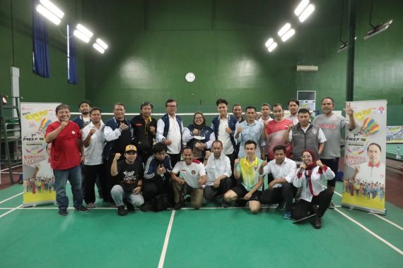 Sambut HSP ke-94, Komunitas Jurnalis Olahraga Kemenpora Gelar Turnamen Bulu Tangkis - JPNN.COM