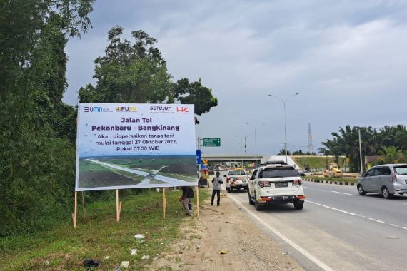 Tol Pekanbaru-Bangkinang Bakal Digratiskan, Catat Jadwalnya - JPNN.COM