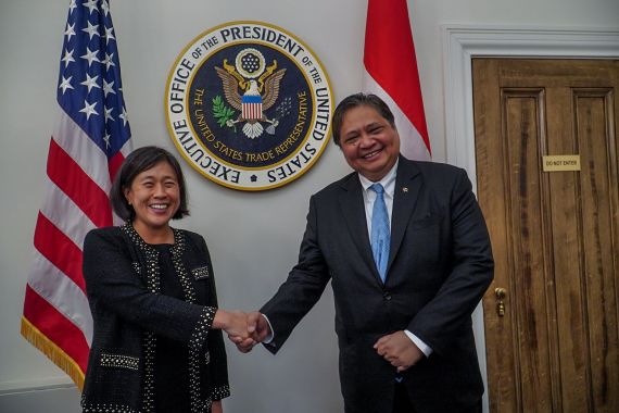 Menko Airlangga Bertemu USTR Ambassador Katherine, Singgung Presidensi G20 - JPNN.COM
