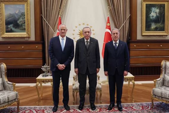 Menhan Israel Temui Presiden Erdogan, Turki Akrab Lagi dengan Negeri Yahudi - JPNN.COM