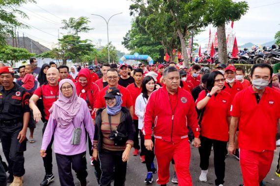Lepas Kirab Nusantara di Babel, PDIP Pemuda Jadi Pemimpin Rakyat - JPNN.COM