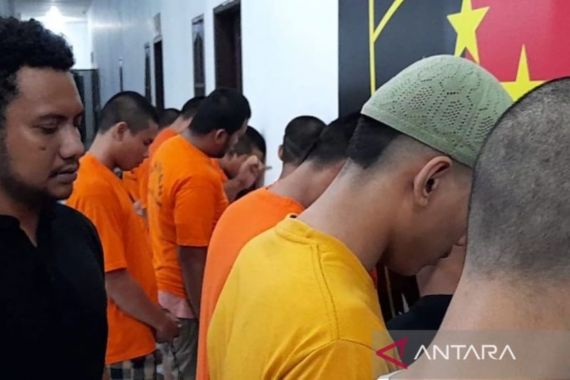 58 Bandit Jalanan Ditangkap di Medan, Banyak yang Berstatus Pelajar - JPNN.COM