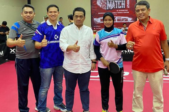 Riza Patria Apresiasi Reza Pahlevi yang Selalu Mendukung Olahraga Tenis Meja Jakarta - JPNN.COM