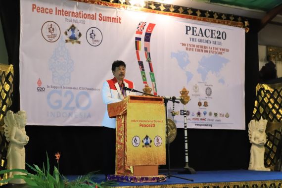 Kepala BPIP Prof Yudian Sebarkan Pesan Perdamaian kepada Delegasi Peace20 - JPNN.COM