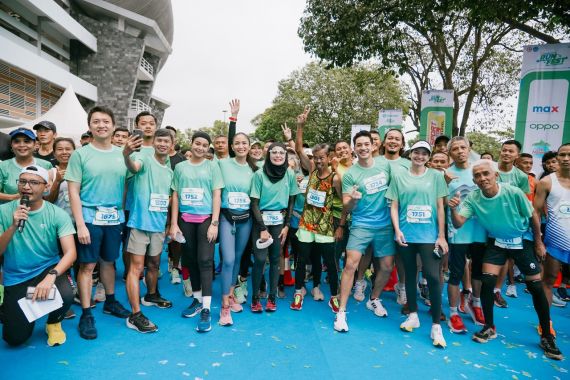 Run Fest di Yogya Ini Tetap Berjalan Sukses dan Penuh Suka Cita Meski Diguyur Hujan - JPNN.COM