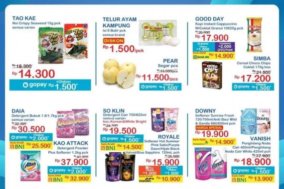 Promo JSM Indomaret, Akhir Pekan Banyak Diskon, Lumayan Nih, Bun - JPNN.COM