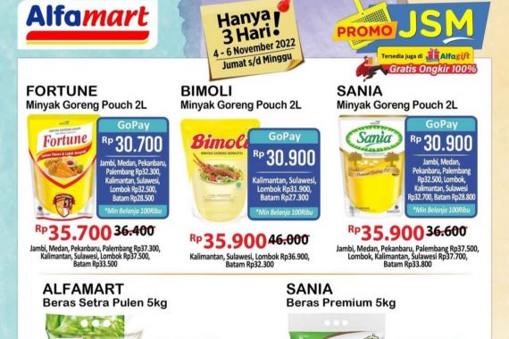 Promo JSM Alfamart, Minyak Goreng Hingga Beras, Hari Terakhir, Bun - JPNN.COM