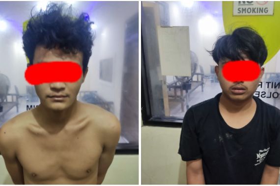Diduga Mau Membegal, Dua Pemuda Bercelurit Ditangkap Polisi di Jalanan - JPNN.COM