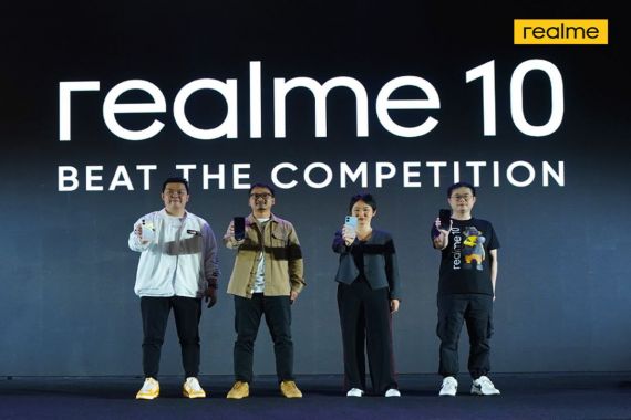 Realme 10 Resmi Meluncur dengan Prosesor MediaTek Helio, Harga Rp 2 Jutaan - JPNN.COM