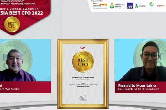 CFO EdenFarm Raih Penghargaan Indonesia Best CFO Awards 2022 - JPNN.COM