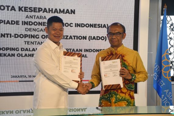 NOC Indonesia dan IADO Jalin Kerja Sama, Sosialisasi Anti-Doping Makin Gencar - JPNN.COM