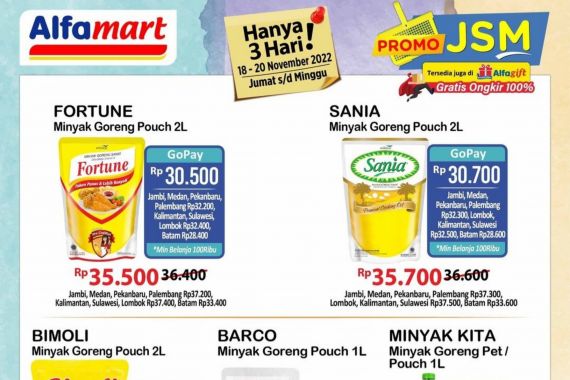 Promo JSM Alfamart, Belanja Hemat Akhir Pekan, Harga Miring, Bun - JPNN.COM