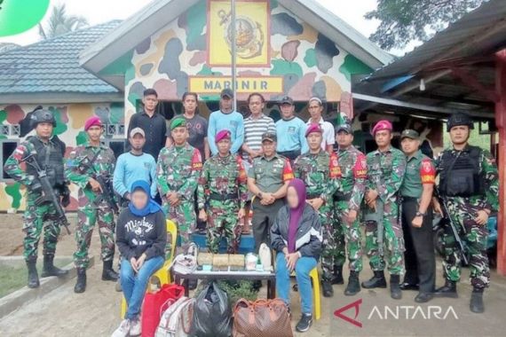 2 Wanita dari Malaysia Ini Mau Selundupkan Narkoba ke Indonesia, Untung TNI Sigap - JPNN.COM