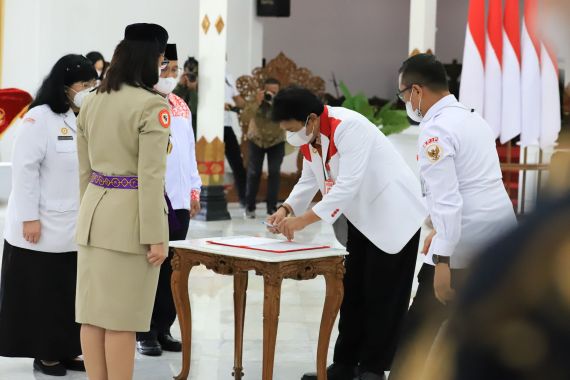Kepala BPIP Melantik Pelaksana Duta Pancasila Paskibraka Indonesia, Ada Pesan Penting - JPNN.COM