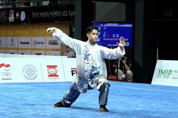 Rainer Reinaldy Geber Latihan Demi Tampil Sempurna di Kejuaraan Dunia Wushu Junior VIII - JPNN.COM