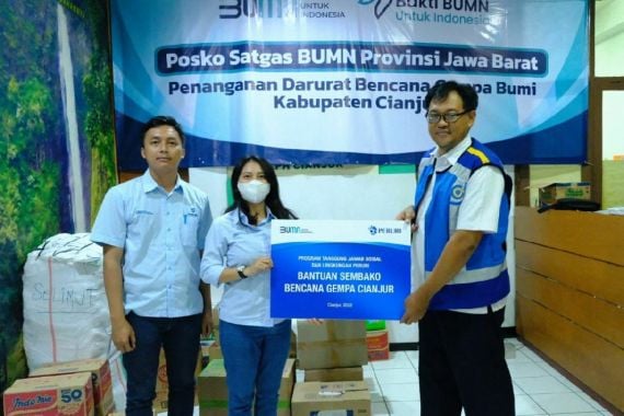 Bantu Korban Gempa Cianjur, Peruri Bergerak Cepat  - JPNN.COM