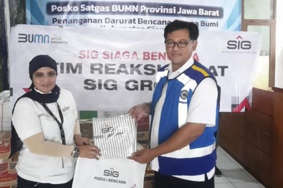 SIG Kirim Tim Reaksi Cepat dan Salurkan Bantuan untuk Korban Gempa di Cianjur - JPNN.COM