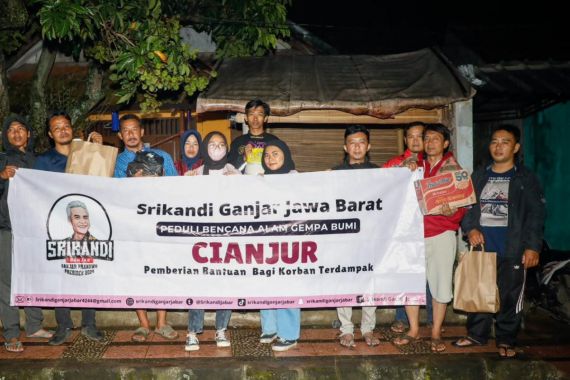 Srikandi Ganjar Salurkan Sembako & Obat-obatan untuk Korban Gempa di Cianjur - JPNN.COM