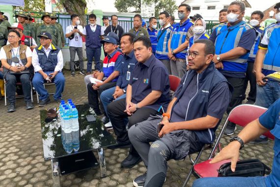 Erick Minta Posko Utama Satgas Bencana BUMN Fokus Bangun Fasilitas Ini - JPNN.COM
