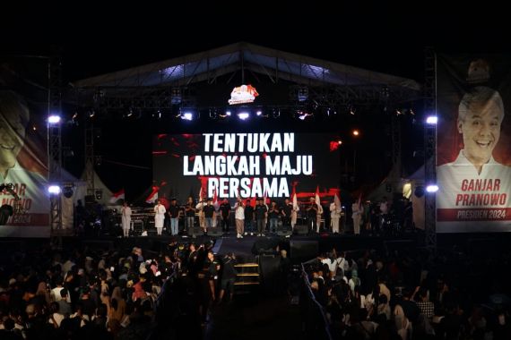 Lihat Kemegahan Panggung Ganjar Pranowo Festival Lampung - JPNN.COM