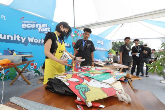 Peserta Pertamina Eco Run Fest 2022 Antusiasme Ikuti Community Workshop - JPNN.COM