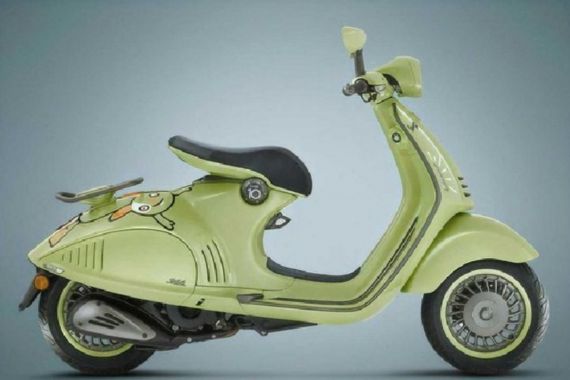 Vespa 946 Edisi 10th Anniversary, Warnanya Menggoda Mata - JPNN.COM