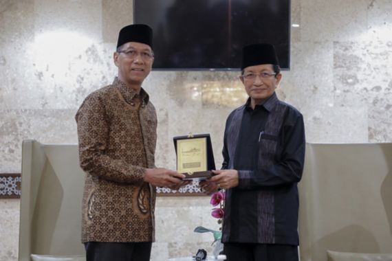 Heru Budi Hartono Sowan ke Imam Besar Masjid Istiqlal, Bicarakan Hal Ini - JPNN.COM