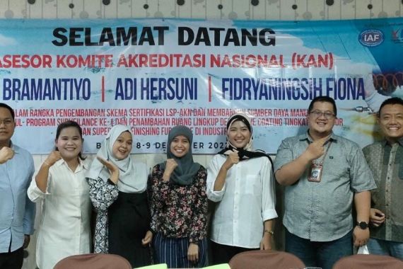 LSP AKN Ajukan Akreditasi Skema Sertifikasi Baru Decorative Coating - JPNN.COM