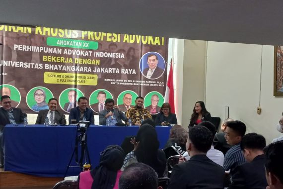 DPC Peradi Jakbar Kembali Gelar PKPA Bersama Ubhara, Diikuti 123 Peserta - JPNN.COM