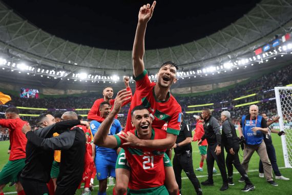 3 Rekor Gila Maroko di Piala Dunia 2022, Nomor 1 Bukti Tim Kuat - JPNN.COM